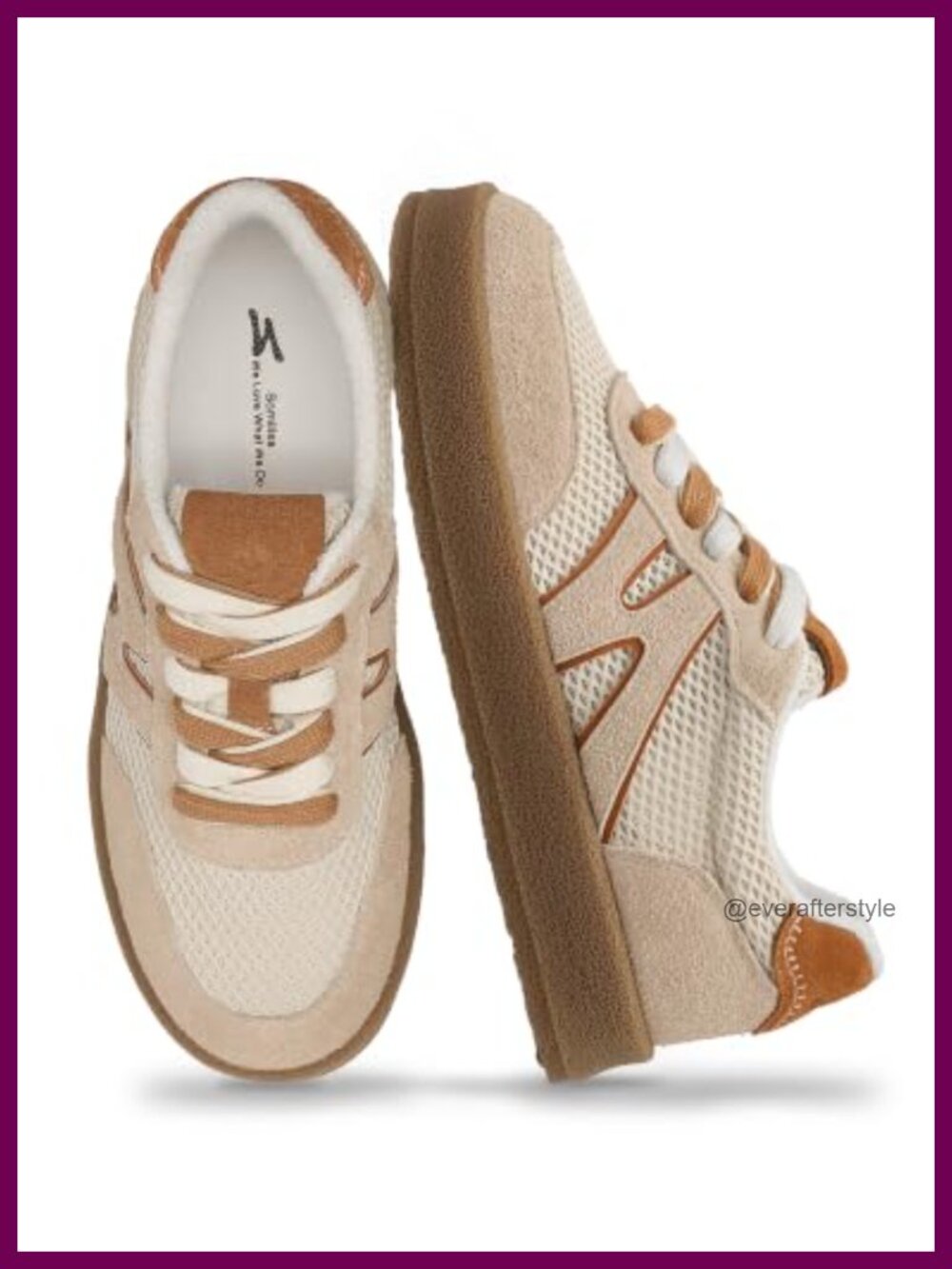 Women's Platform Walking Sneakers Memory Foam Insole 1.3in Heel